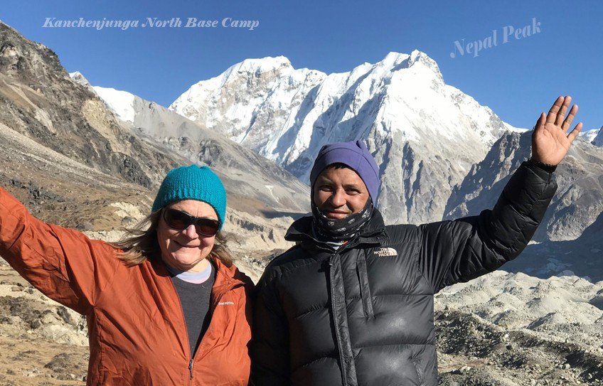 Kanchenjunga north base camp, Nepal peak