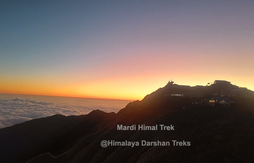 Mardi Himal Trek, Teahouse Trek, Sunset view