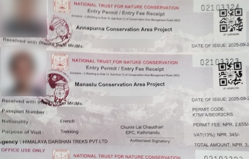 Manaslu Trek Permit, MCAP, ACAP Permit