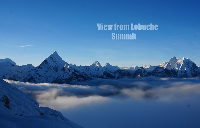 Lobuche Peak Climbing, Lobuche Peak Summit