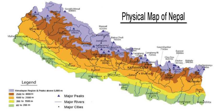 Information About Nepal, Trekking, Mountaineering, Jungle Safari, Geography, Culture