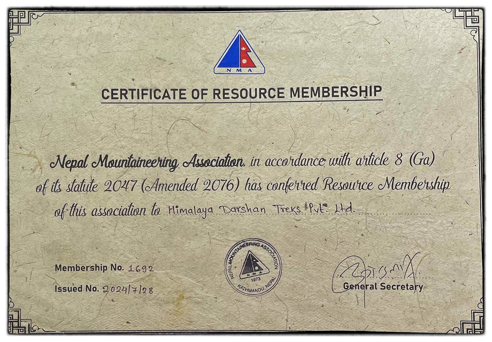 Legal document, Company legal document
